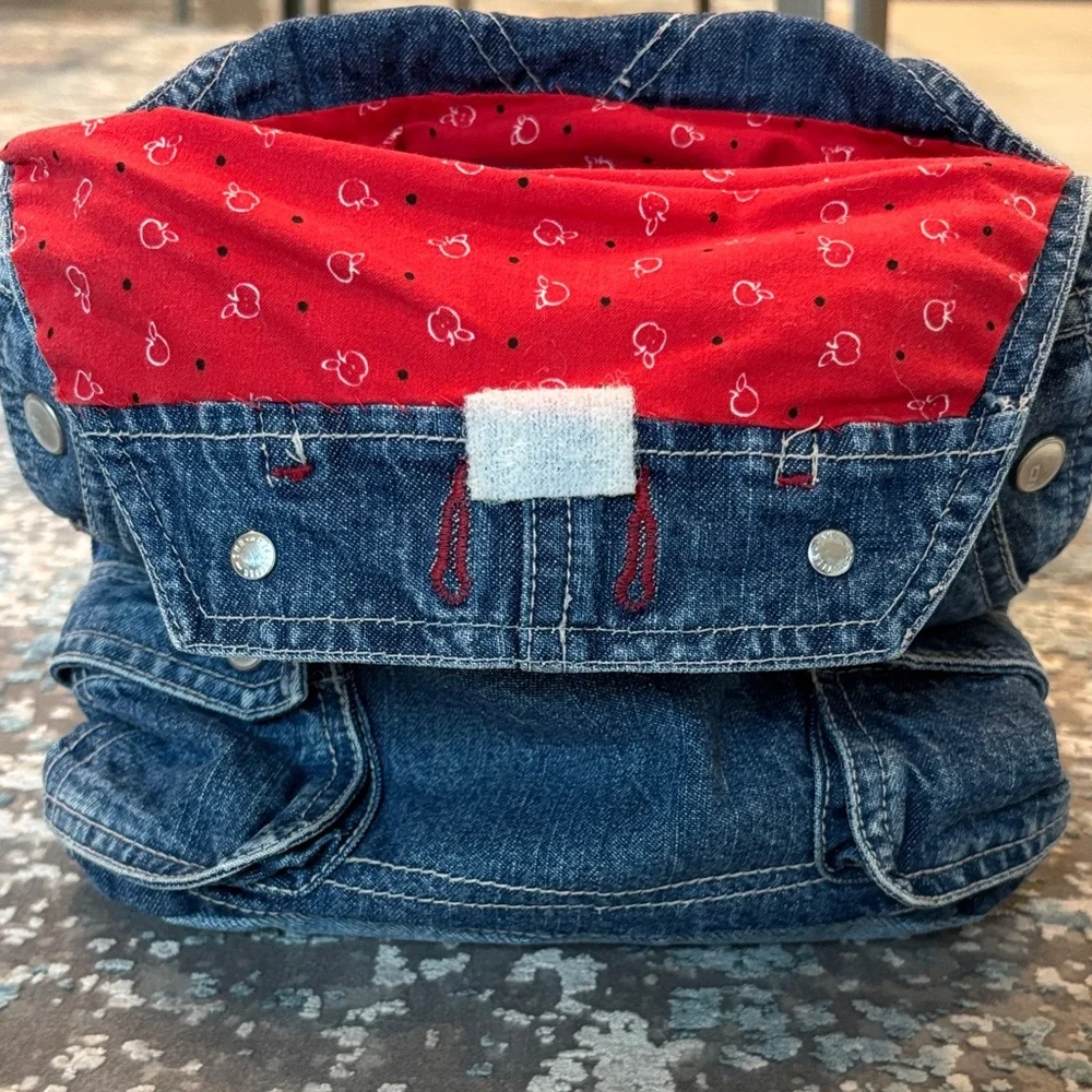 Baby Denim Diaper Bag Tote Cute, Comfy & Ready for Little Adventures